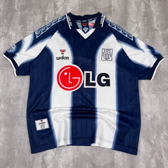 Other - Vintage Alianza Lima Jersey Mens L Walon LG Cable Magico Peru Soccer #8 90s